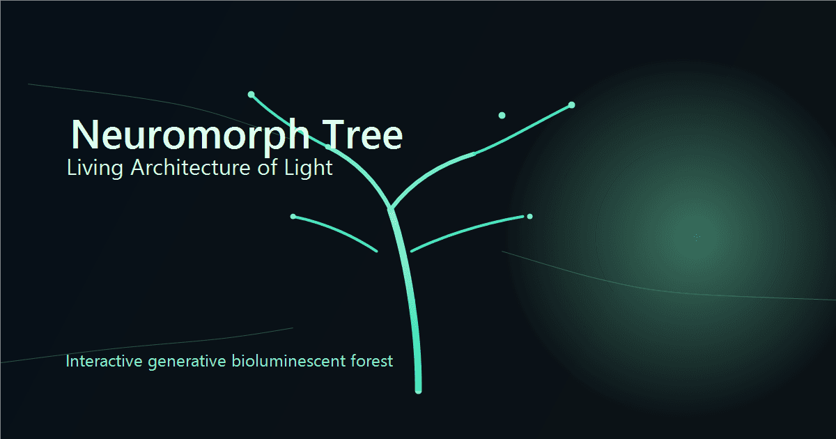 Nueromorph - A living architecture of light